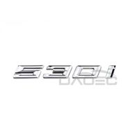 Silver 530i - Voiture 3D ABS Coffre Lettres Logo Emblème Autocollant Pour BMW