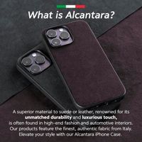 Coque Deppa Alcantara pour iPhone 13 Pro Max 6,7 avec Magsafe Bords en Silicone Étui résistant aux Chocs | Protection de la camér