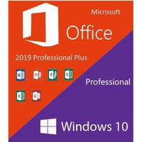 Combo : Windows 10 Pro + Office 2019 Pro Plus - 32/64 Bit - Original - Retail