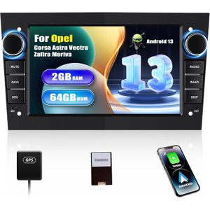 7 Pouces 2004-2012 Opel Zafira / Vectra / Antara / Astra / Corsa Android Navigation GPS Radio Bluetooth HD Écran Tactile WIFI Carplay Support DAB + OBD