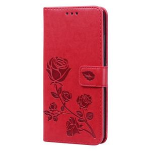 HOUSSE - ÉTUI MGH Rouge-Meizu M10-Étui à rabat en cuir pour Meizu M10, coque de protection d'écran de téléphone, portefeui