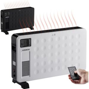 Radiateur électrique bain d'huile 1500W OCEANIC - 3 puissances - Thermostat  électronique - Télécommande - Mobile - Noir - Cdiscount Bricolage