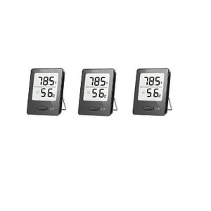 MESURE THERMIQUE Mini Thermomètre Intérieur, 3 Pièces Hygrometre In
