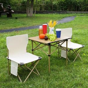 Table pliante avec les chaises extérieure portative de pique-nique jardin  préside l'alliage d'aluminium de combinaison - Cdiscount Sport