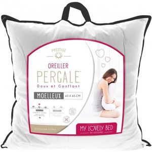OREILLER My Lovely Bed - Oreiller Percale 100% Coton | 65x6