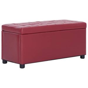 Pouf Coffre Rouge Achat Vente Pas Cher