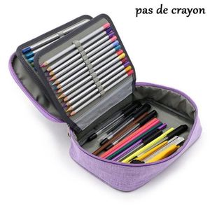 72 Trousse de Crayon Scolaire Sac à Crayon de Toile Sac à Crayon Couleurs Organisateur Crayon Grande Capacité Porte-Crayons AMGOMH Trousses Bleu 