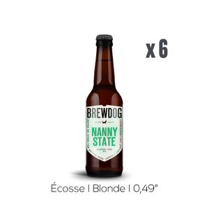 BIERE Pack Bières Brewdog Nanny State - 6x33cl - 0,49%