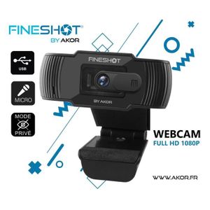 WEBCAM Webcam FULL HD 1080P avec mode privé - FINESHOT BY