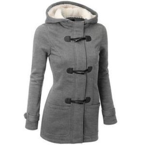 manteau long gris clair femme