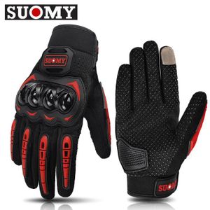GANTS - SOUS-GANTS gants de Moto pour hommes et femmes,en maille,respirant,pour écran tactile,pour Motocross,cyclisme,pour - Red[C534606]