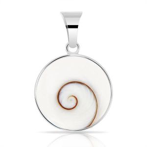 goutte REFLETS DE BIJOUX Pendentif oeil de Sainte-Lucie-blanc argent