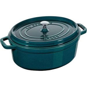 23 cm colore Nero opaco Staub Fonte 1332325 Terrina Ovale 