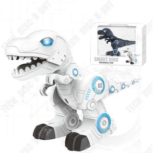 ROBOT - ANIMAL ANIMÉ TD® Robot dinosaure  mécanique  intelligent  télécommandé  avec puzzle lumière et musique jouet pour enfants télécommandé