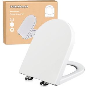 Lunette wc clipsable - 100 % hygiénique - blanc PAPADO