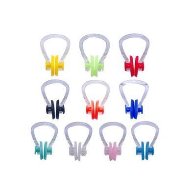 Pince-nez De Natation En Silicone Transparent – étanche, Confortable, Pour Adulte Et Enfant – Idéal Plongée, Apnée, Surf