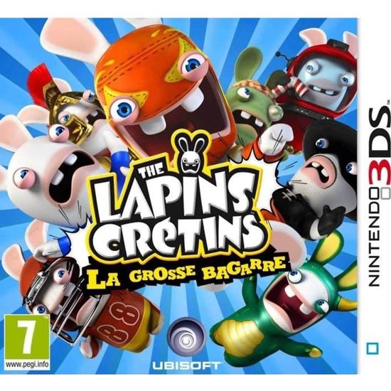 THE LAPINS CRÉTINS LA GROSSE BAGARRE / Jeu 3DS