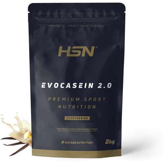 Caséine Micellaire de HSN - Evocasein 2.0 – Protéine pour Avant Dormir – Libération Prolongée pendant le soir – En Poudre – Sa[445]