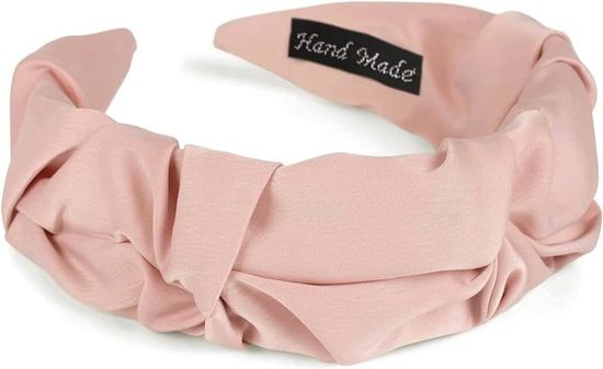 Lot De 6 Bandeaux élastiques Pour Cheveux - 3 Nuances De Rose, Largeur 1 Cm, Circonférence 38 Cm