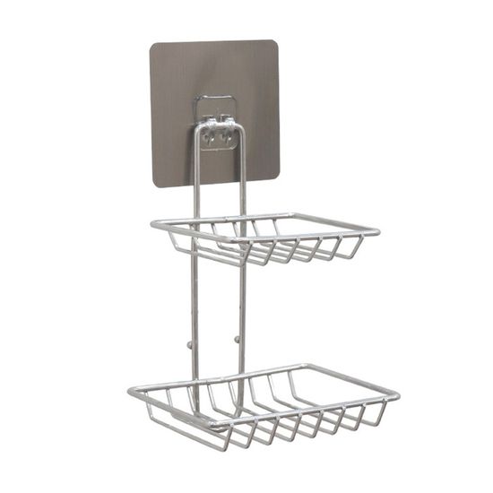 Lot De 2 Porte-savons Magnétiques En Acier Inoxydable - Adhésif 3M Fort, Pas De Perçage