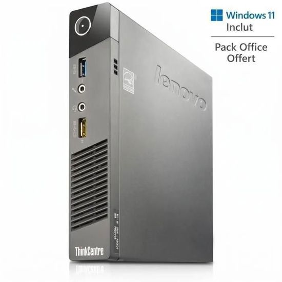 Mini PC Lenovo ThinkCentre M73 Tiny - Intel Core i3 - 8 Go RAM