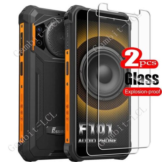 Protection D'écran Verre Trempé Pour FOSSiBOT F114 (2 Pièces) - Ultra Transparent, Anti-rayures Et Chocs - Installation Facile
