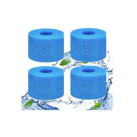 Lot De 4 Filtres De Piscine En Mousse Filtre Pour Intex Type S1 Filtre En Mousse Pour Spa Piscine Reutilisables Et Lavables 96566002 Lot De 4 Filtres De Piscine En Mousse Filtre Pour Intex Type S1 Filtre En Mousse Pour Spa Piscine Reutilisables Et Lavables 96566002