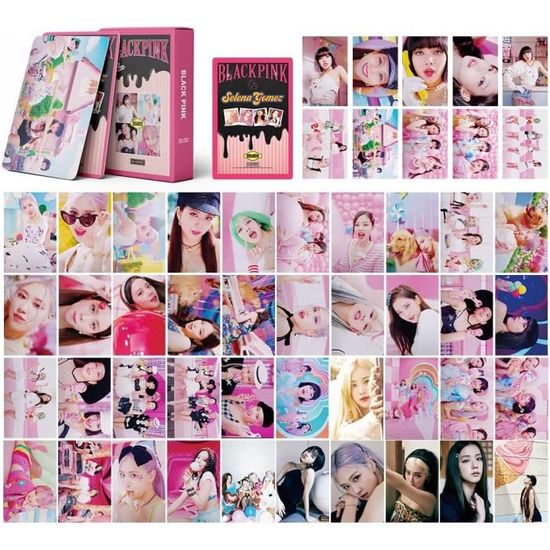 92 Pièces BP Lomo Cards Blackpink – Pack Cadeau 60 Cartes + 32 Stickers Aléatoires, Format 6x9 Cm (F)