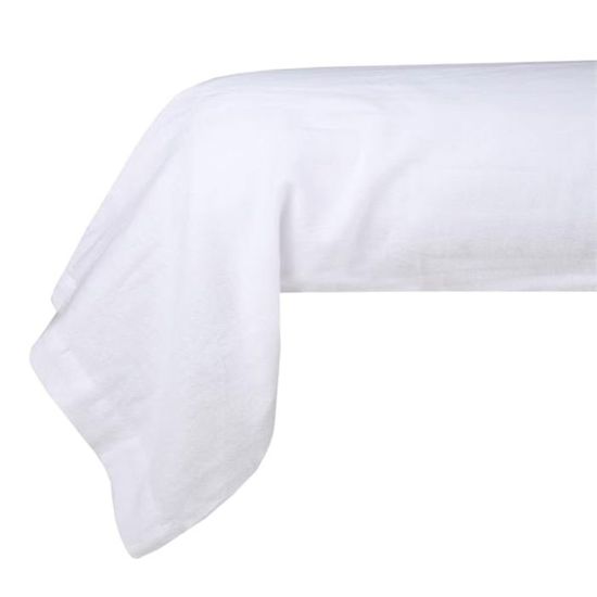 Housse De Protection Pour Traversin 140cm – 100% Coton Molleton, Lavable à Haute Température