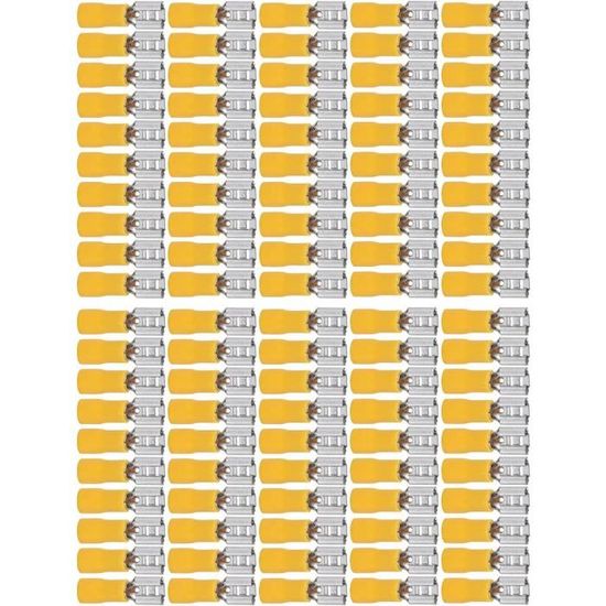 Cosses électriques à Sertir Mâle/femelle - Tailles 4.8mm Pour Câbles 14/16 Et 18/22 AWG - Neuves