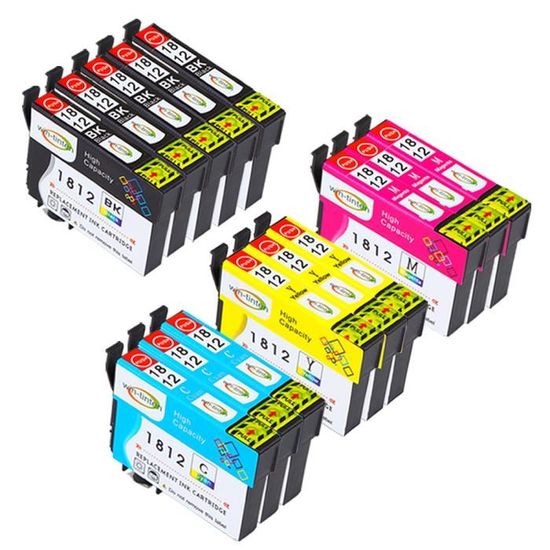 Lot De 8 Cartouches D'encre Compatibles – Pour Imprimantes XP212 XP215 XP312 XP315 XP412 XP415 – Neuf