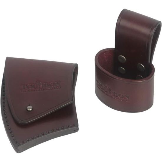 Housse De Tête De Hache En Cuir PU Bronze + étui De Ceinture – Artisanat – Neuf