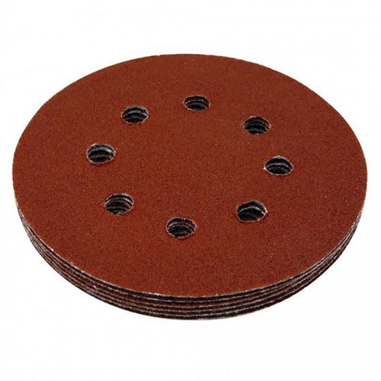 Disques Abrasifs 150 Mm Auto-agrippant Grain 180 8 1 Trous (10 Pcs) - MAKITA P-31974