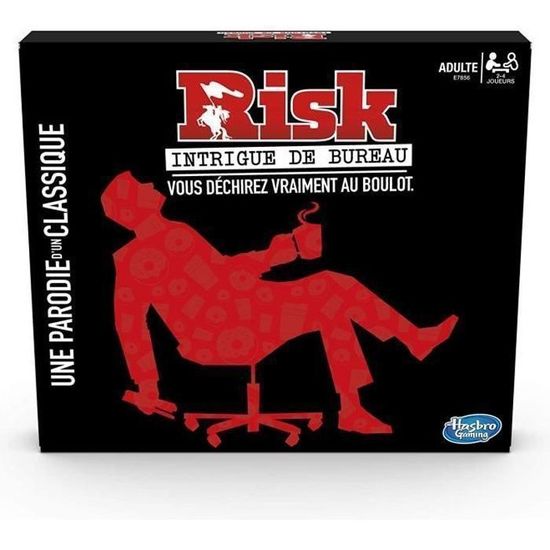 Risk Au Bureau - Jeu de societe de Stratégie - Jeu de Plateau pour adultes – Version française