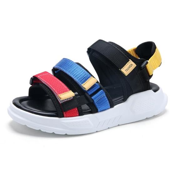 Sandales Sport Garçon Bout Fermé Plage été Aventure Sandales Bout Fermé Ahannie Pour Garçon - Sport Outdoor, Plage, Semelle Antidérapante Sandales Plage Protection Orteils
