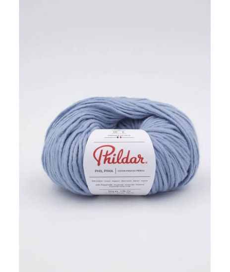 Lot De 3 Pelotes De Laine Phildar Coloris Jean - Occasion, Pour Tricot Ou Crochet