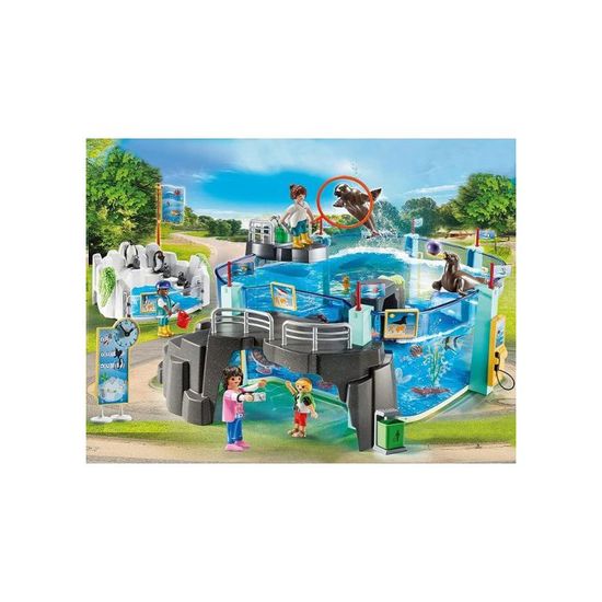 PLAYMOBIL L'aquarium 70537 Cdiscount Jeux Jouets
