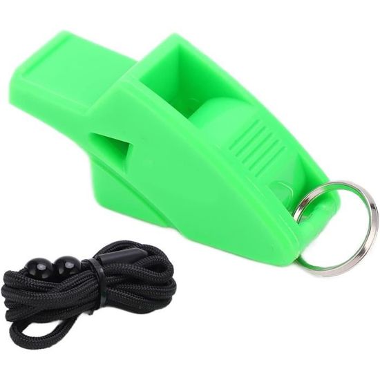 Sifflet D’arbitre Polyvalent – Résine ABS, Haute Fréquence 4000 Hz, étui De Protection, Cordon Nylon