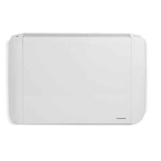 Radiateur à Inertie Sèche THOMSON THECO2000N - 2000W, Cœur Céramique, Programmable, Écran LCD - Blanc