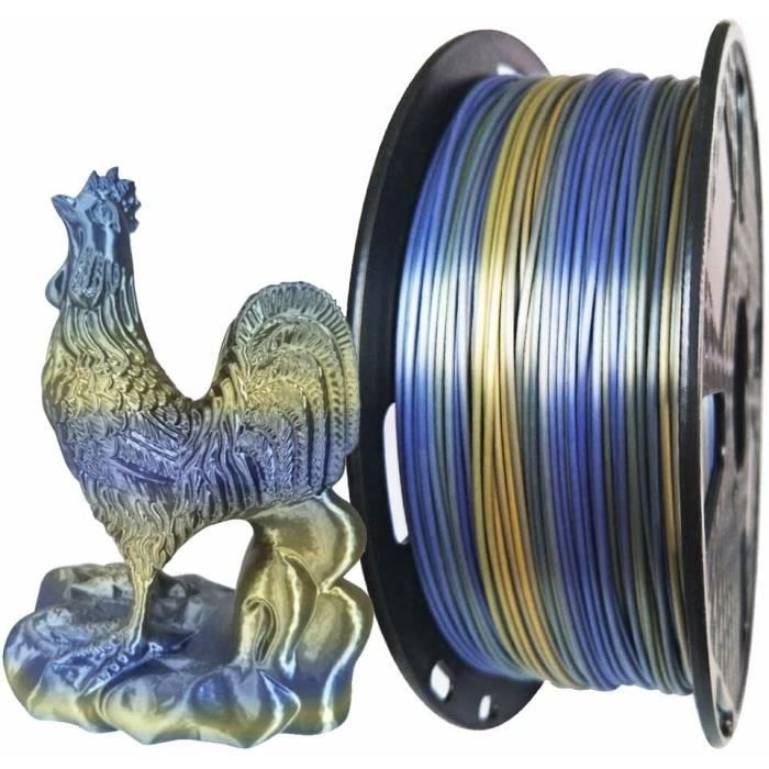 Filament à changement de couleur rapide en soie bleu doré dégradé PLA  Filament pour imprimante 3D Filament 1,75 mm 1kg Matériau d'im - Cdiscount  Informatique