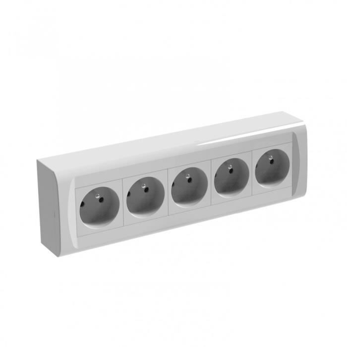 Multiprise USB Avec 10 Prises, Bloc Multiprise Avec 3.1A 3 Ports USB