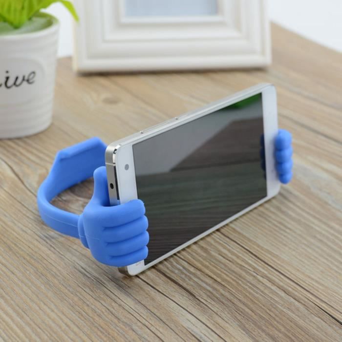 Le pouce Support de tablette et téléphone mobile Couleur Bleu