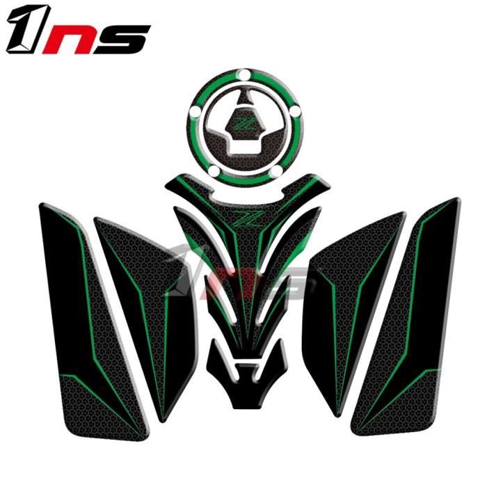 Autocollant de protection pour Kawasaki z750, Z800, z900, Z1000, autocollant de protection latéral pour réservoi B-1 set -THJR6696