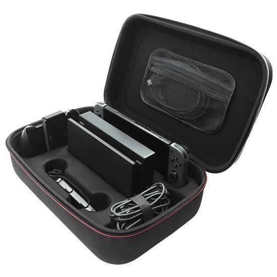 Etui de rangement Pour Nintendo Switch Console et Accessoires Noir