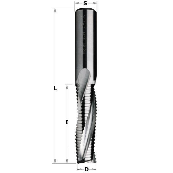 FRAISE HELICOIDALE Z3-R POS. D=12X42X90 HM DR 195.121.11