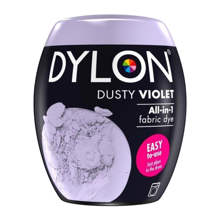 Dylon Module de Teinture Machine à Laver Violet Poussiéreux pour Vêtements 350g