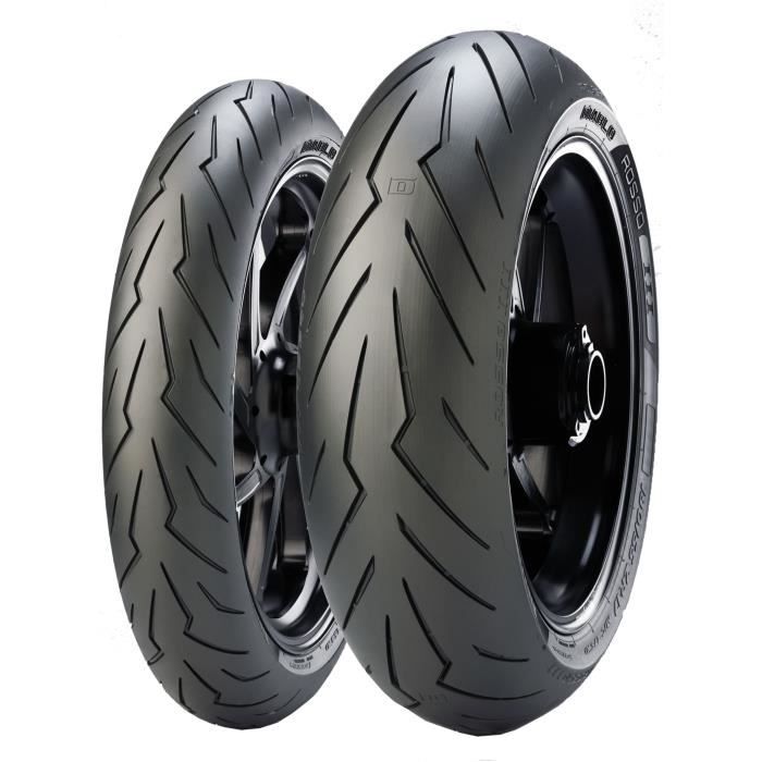PIRELLI 180/55 ZR 17 M/C (73W) DIABLO ROSSO III (D) - Pneu Moto Route Été