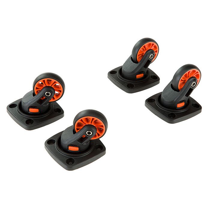 Ferplast L440 KIT 4 roues Kit roulettes pour porte-chiens/chats Ferplast Atlas 10, 20, 30 et 40 L440 KIT 4 WHEELS - -