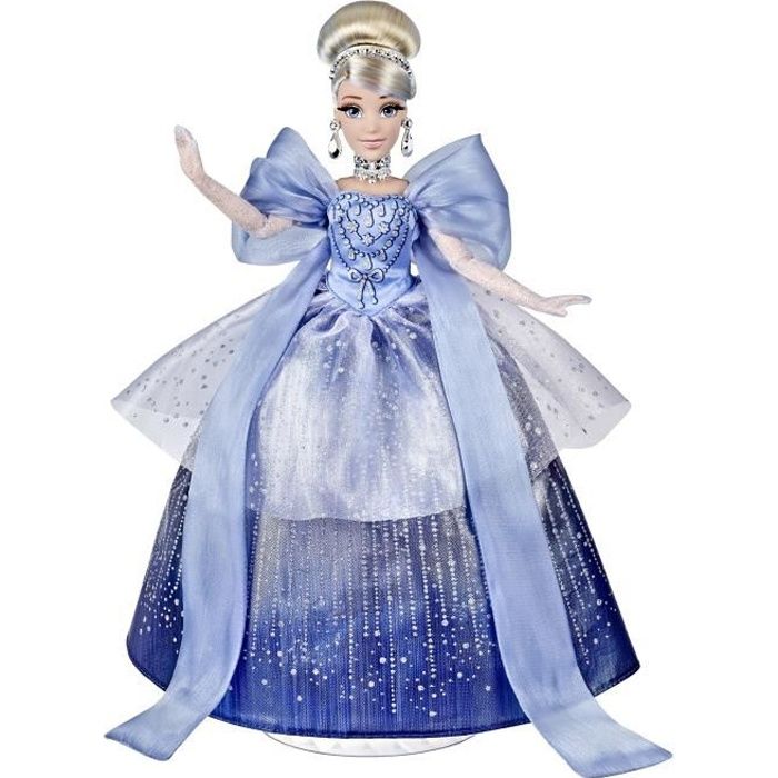 DISNEY PRINCESSES - Style Series - L'anniversaire de Cendrillon - Poupée mannequin de collection pour Noël 2020 - filles dès 6 ans