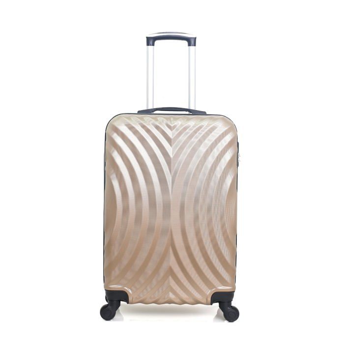 HERO – VALISE WEEK-END - ABS – 60cm – 4 roues – LAGOS-A – BEIGE